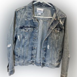 Old Navy Distressed Denim Jacket